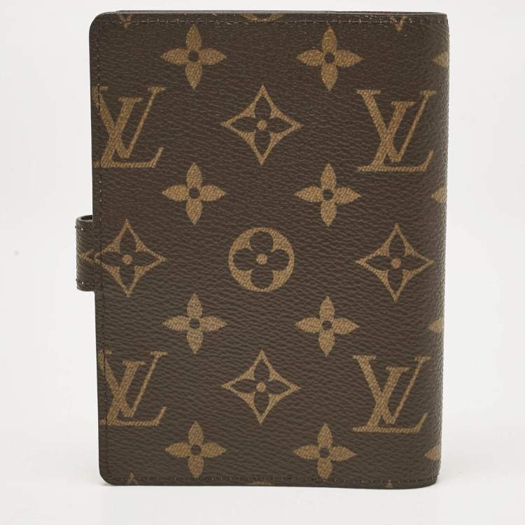 Pre Owned Louis Vuitton Monogram Canvas Small Ring Agenda Cover