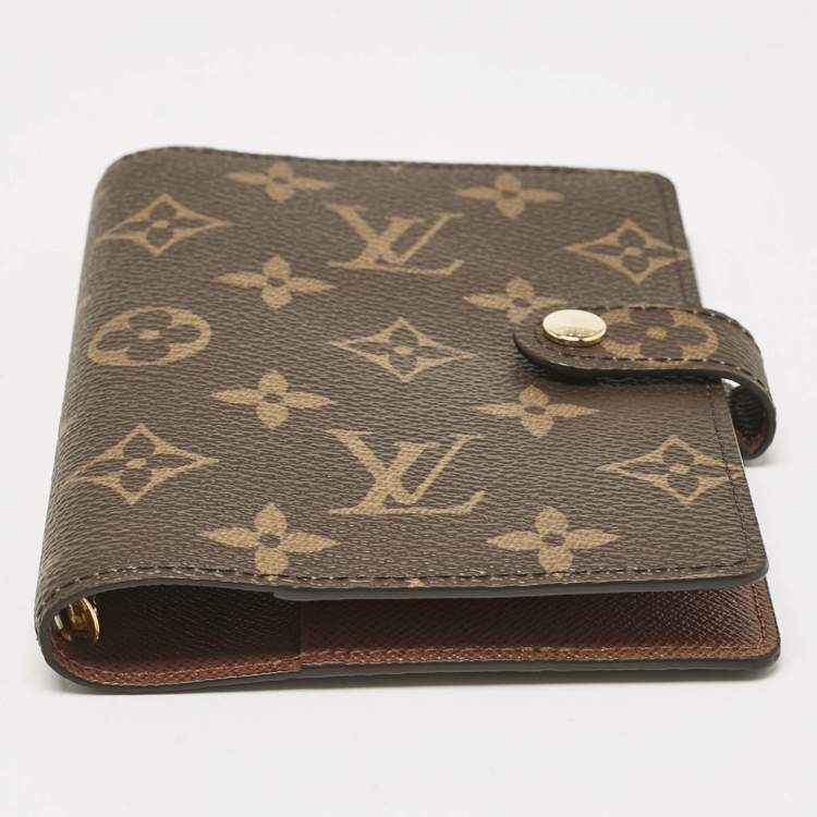 Pre Owned Louis Vuitton Monogram Canvas Small Ring Agenda Cover