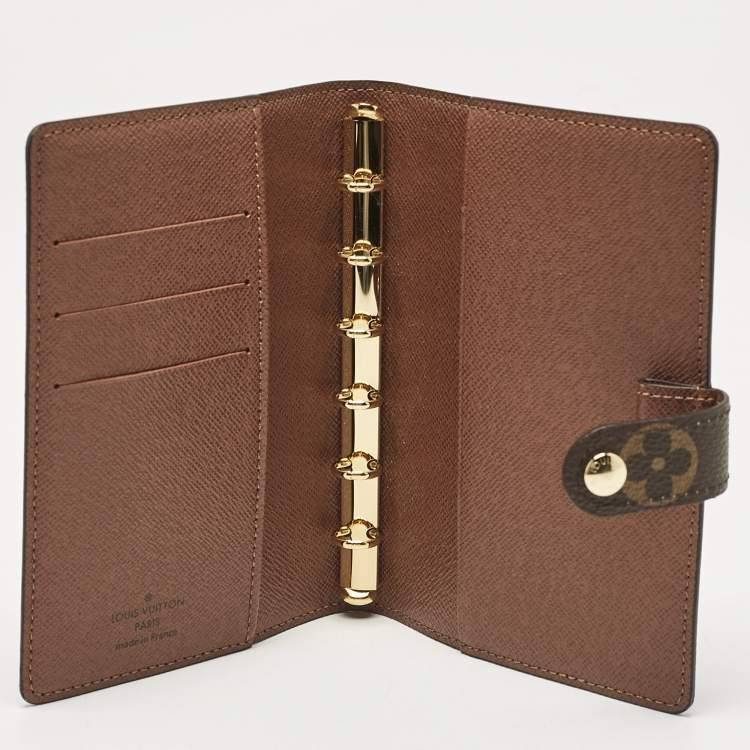 Pre Owned Louis Vuitton Monogram Canvas Small Ring Agenda Cover