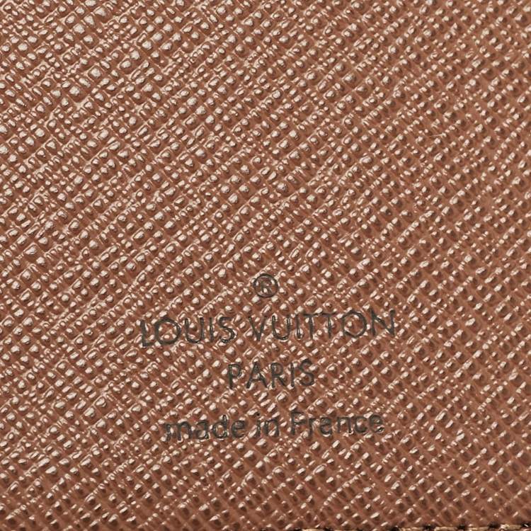 Pre Owned Louis Vuitton Monogram Canvas Small Ring Agenda Cover