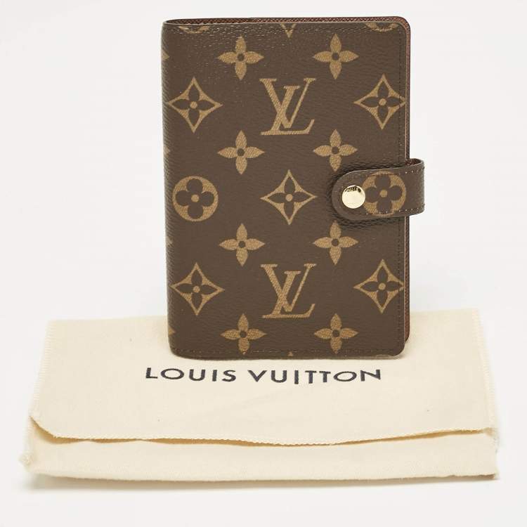 Pre Owned Louis Vuitton Monogram Canvas Small Ring Agenda Cover