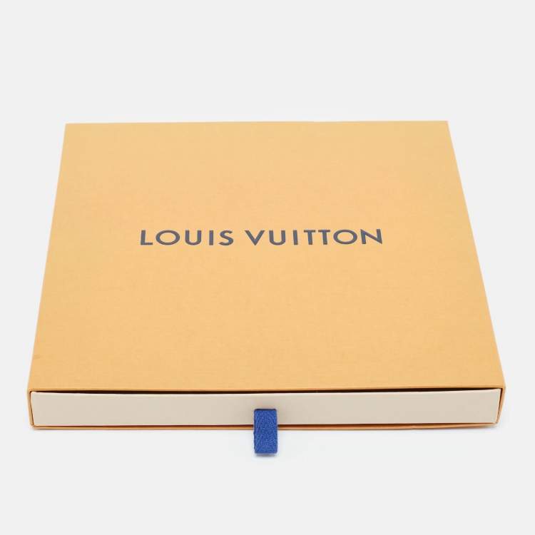 Pre Owned Louis Vuitton Brown Silk Blend Chal Wild at Heart My Everything Scarf 