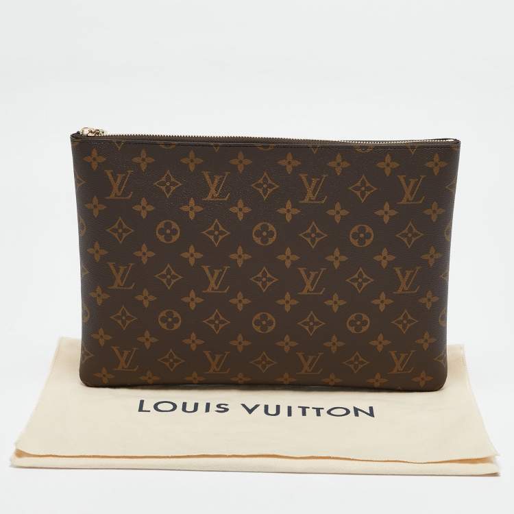 Pre Owned Louis Vuitton Monogram Canvas Large Key Pouch