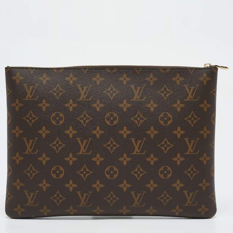 Pre Owned Louis Vuitton Monogram Canvas Large Key Pouch
