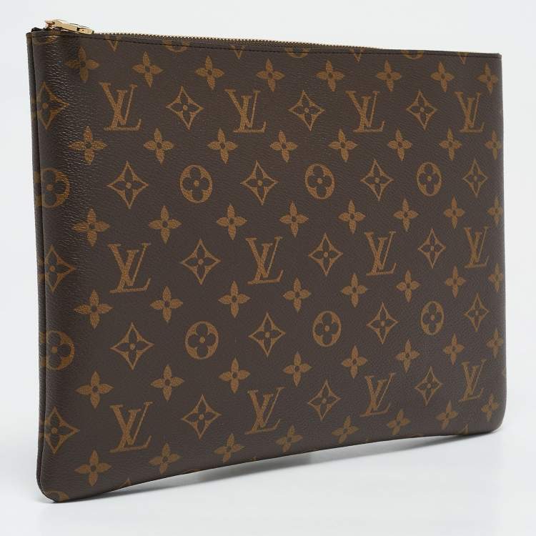 Pre Owned Louis Vuitton Monogram Canvas Large Key Pouch