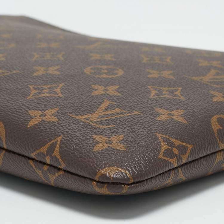 Pre Owned Louis Vuitton Monogram Canvas Large Key Pouch