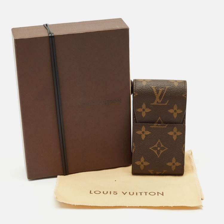 Pre Owned Louis Vuitton Monogram Canvas Cigarette Case