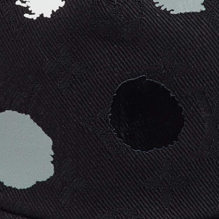Pre Owned Louis Vuitton x Yayoi Kusama Black Cotton Infinity Dots Baseball Cap 