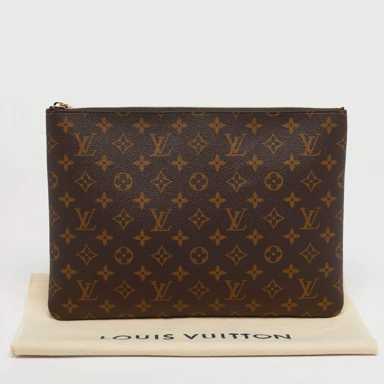 Pre Owned Louis Vuitton L Key Pouch Monogram Canvas 