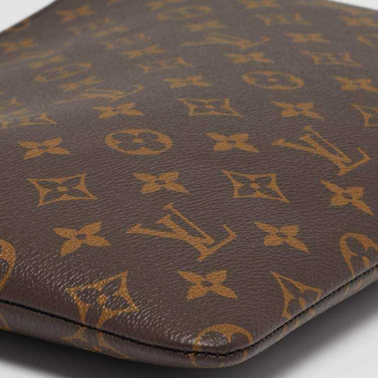 Pre Owned Louis Vuitton L Key Pouch Monogram Canvas 