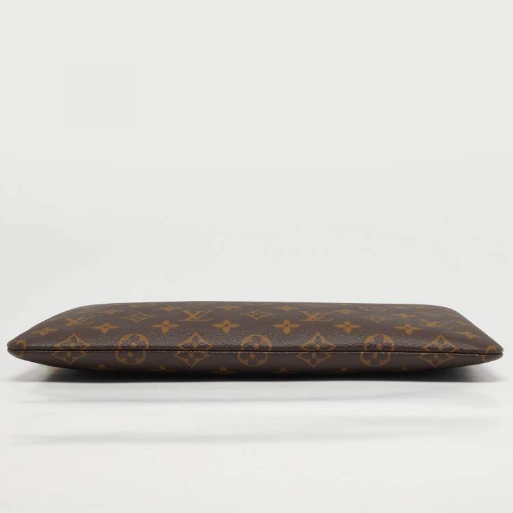 Pre Owned Louis Vuitton L Key Pouch Monogram Canvas 