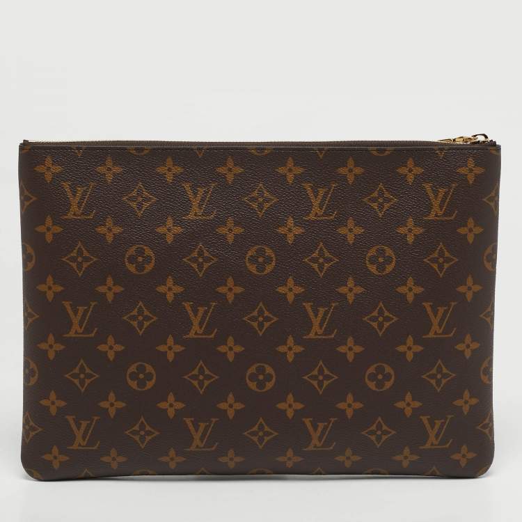 Pre Owned Louis Vuitton L Key Pouch Monogram Canvas 