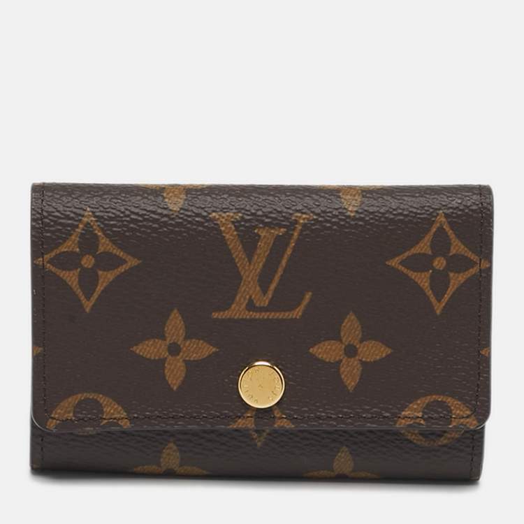 Pre Owned Louis Vuitton 6 Key Holder Monogram Canvas 