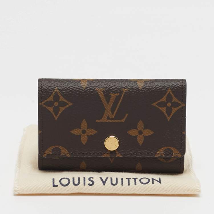 Pre Owned Louis Vuitton 6 Key Holder Monogram Canvas 