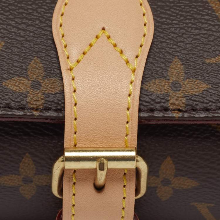 Pre Owned Louis Vuitton 3 Watch Case Monogram Canvas