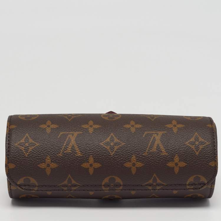 Pre Owned Louis Vuitton 3 Watch Case Monogram Canvas
