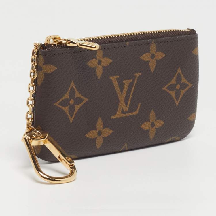 Pre Owned Louis Vuitton Key Pouch Monogram Canvas 