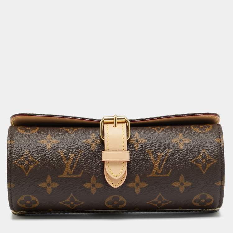 Pre Owned Louis Vuitton 3 Watch Case Monogram Canvas
