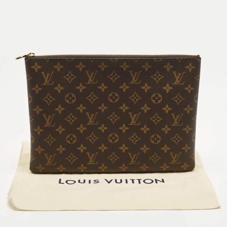 Pre Owned Louis Vuitton L Key Pouch Monogram Canvas 