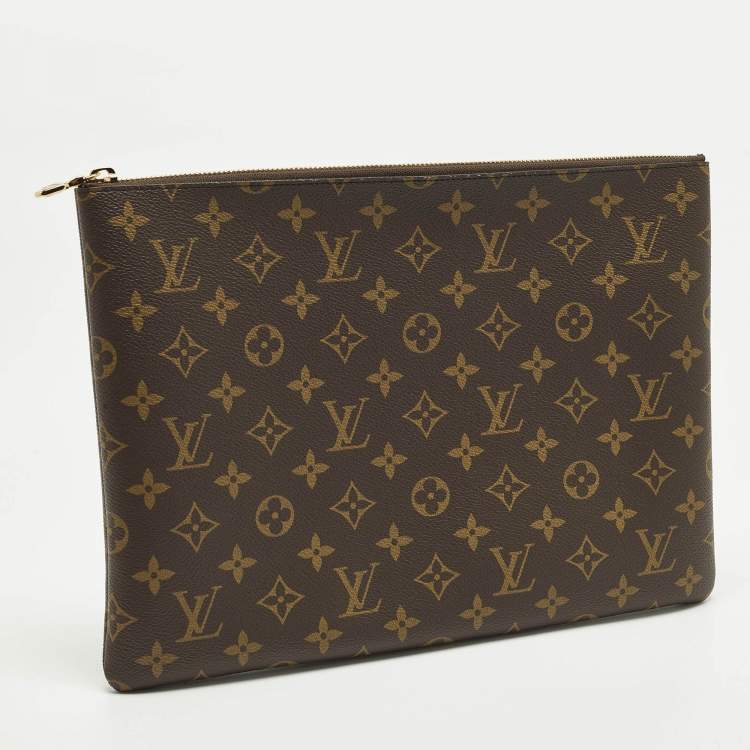 Pre Owned Louis Vuitton L Key Pouch Monogram Canvas 