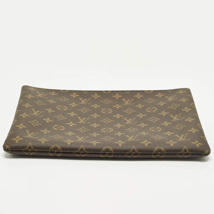 Pre Owned Louis Vuitton L Key Pouch Monogram Canvas 
