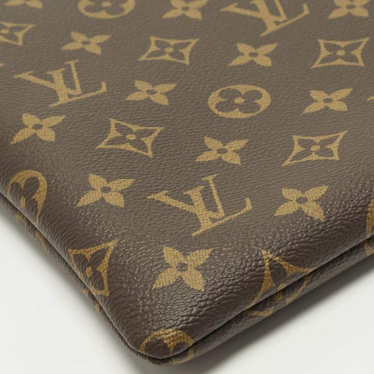 Pre Owned Louis Vuitton L Key Pouch Monogram Canvas 