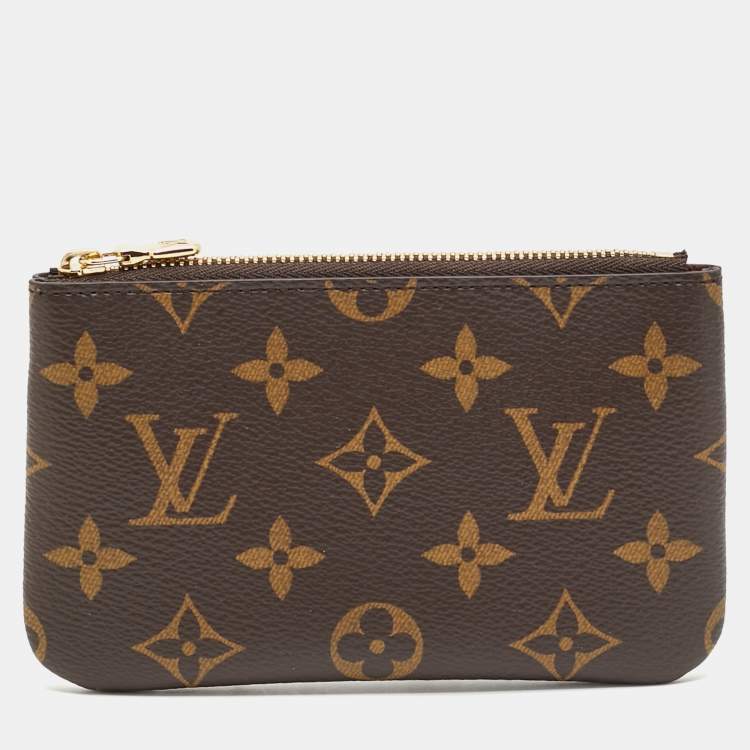 Pre Owned Louis Vuitton S Key Pouch Monogram Canvas 