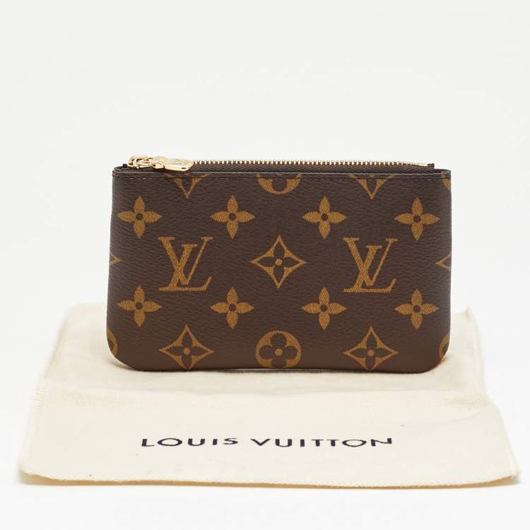 Pre Owned Louis Vuitton S Key Pouch Monogram Canvas 