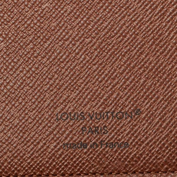 Pre Owned Louis Vuitton Desk Agenda Cover Monogram Canvas 