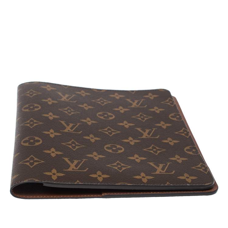Pre Owned Louis Vuitton Coated Canvas Desk Agenda Cover 