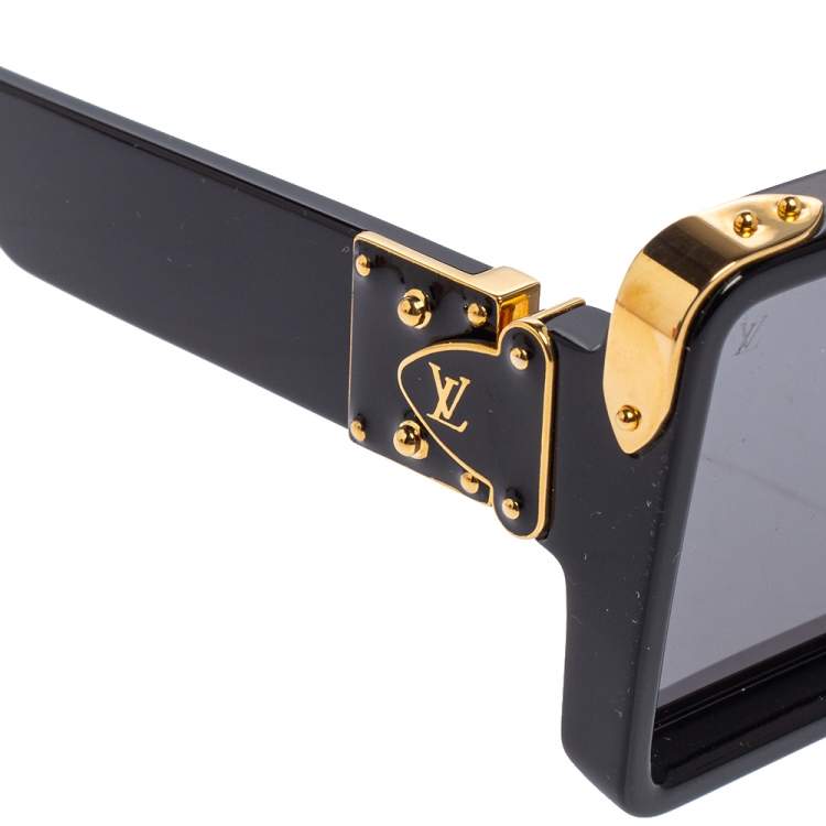 Pre Owned Louis Vuitton Black Acetate Z1321W Dayton Sunglasses