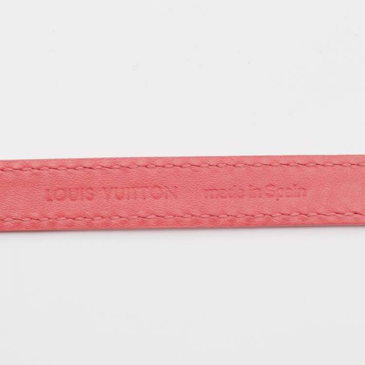 Pre Owned Louis Vuitton Vernis Leather Gold Tone Wrap Bracelet