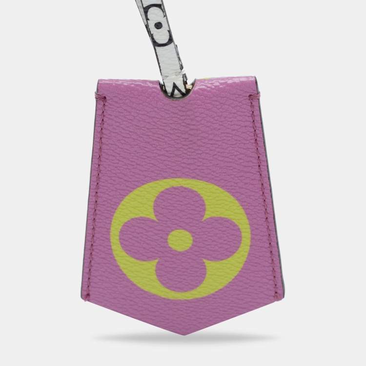 Pre Owned Louis Vuitton Pink/Lilac Reverse Monogram Giant Oversize Key Case Holder