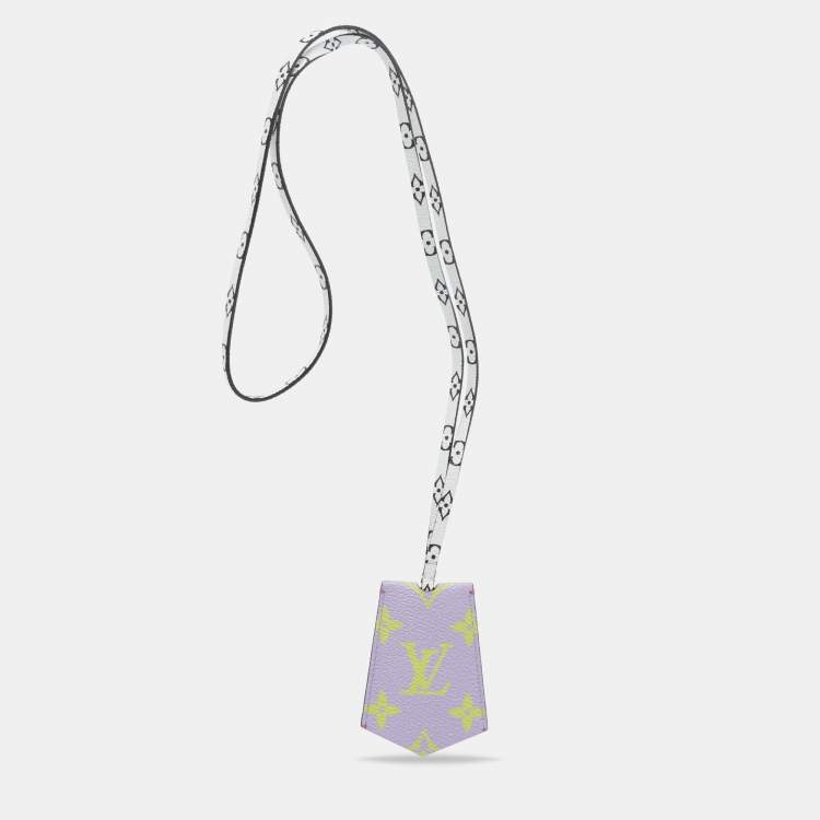 Pre Owned Louis Vuitton Pink/Lilac Reverse Monogram Giant Oversize Key Case Holder