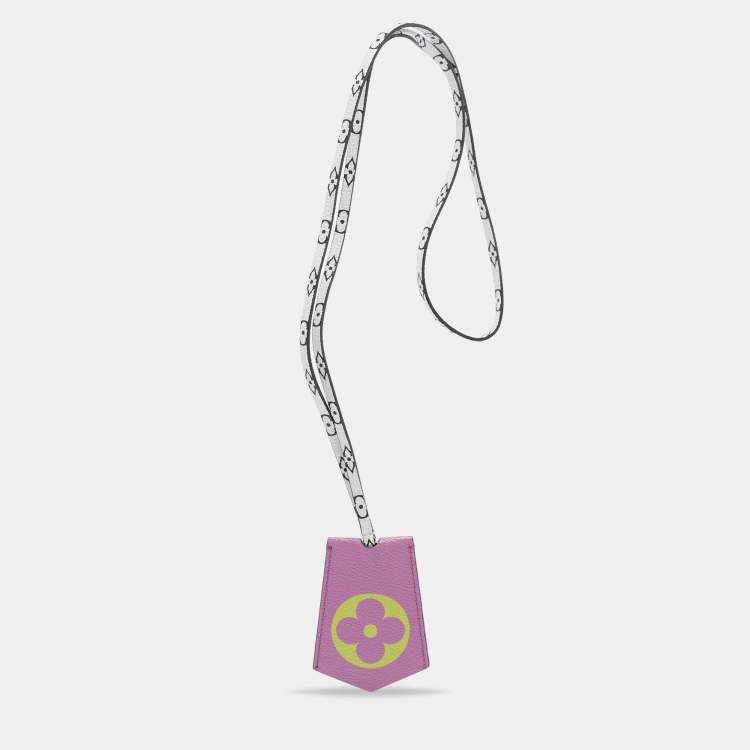 Pre Owned Louis Vuitton Pink/Lilac Reverse Monogram Giant Oversize Key Case Holder