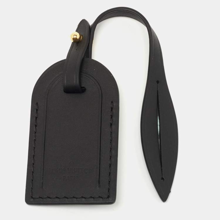 Louis Vuitton Leather Travel Tag - Black Bag Accessories