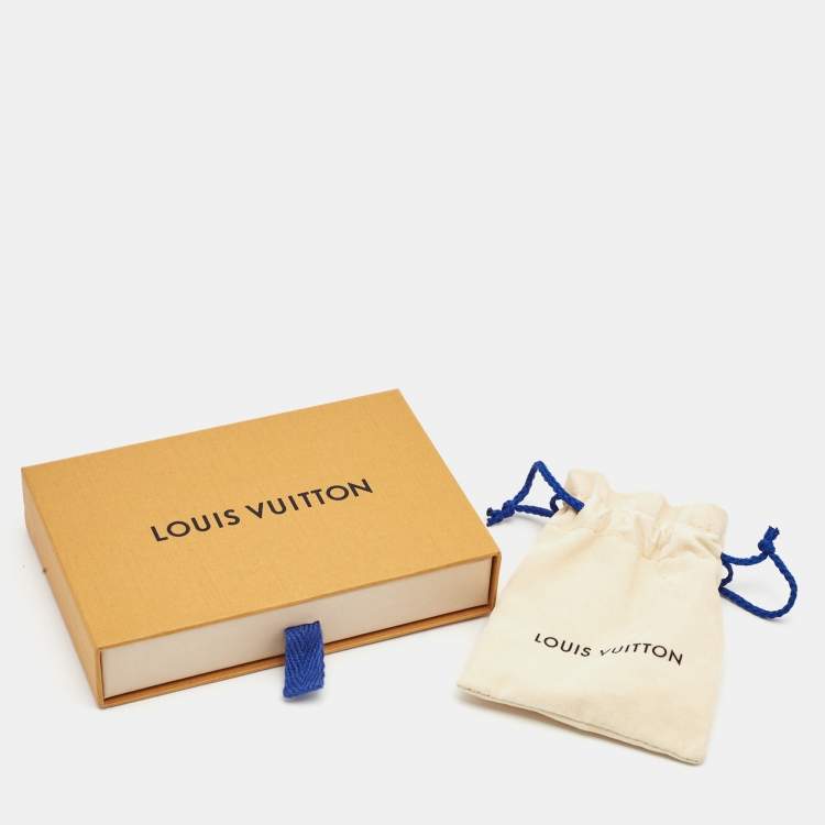 Pre Owned Louis Vuitton Louise By Night Crystals Gold Tone Necklace