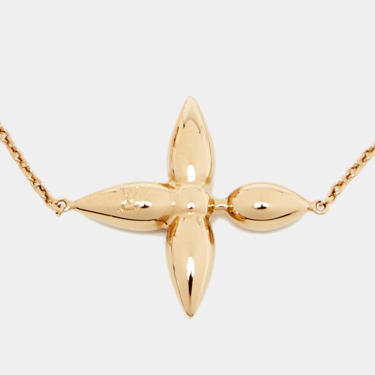 Pre Owned Louis Vuitton Louisette Gold Tone Bracelet