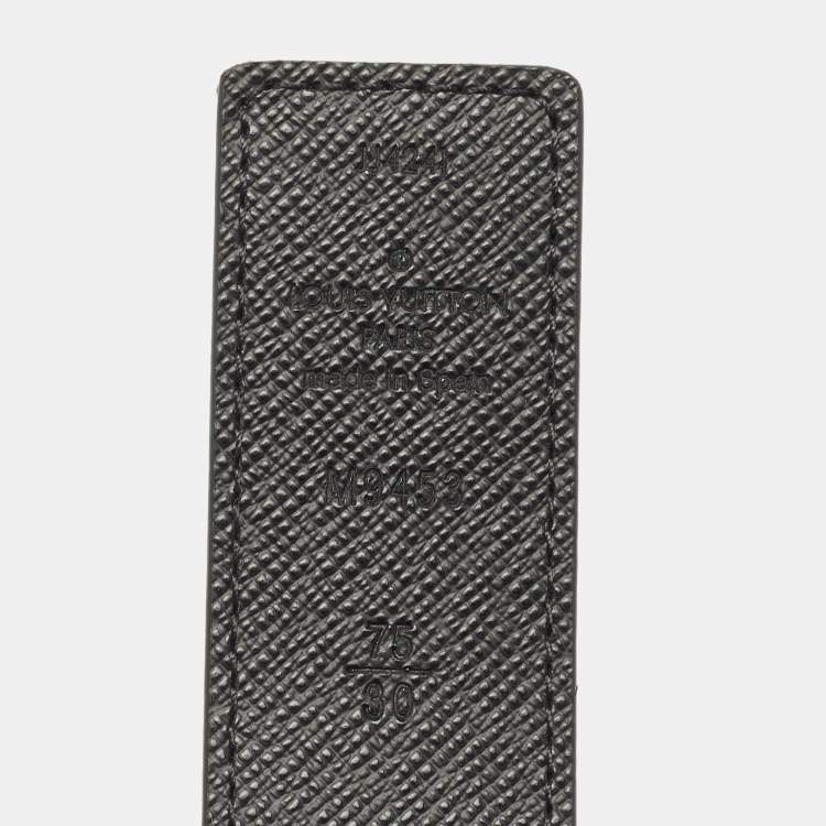 Pre Owned Louis Vuitton Monogram Canvas Initiales Reversible Belt 75CM