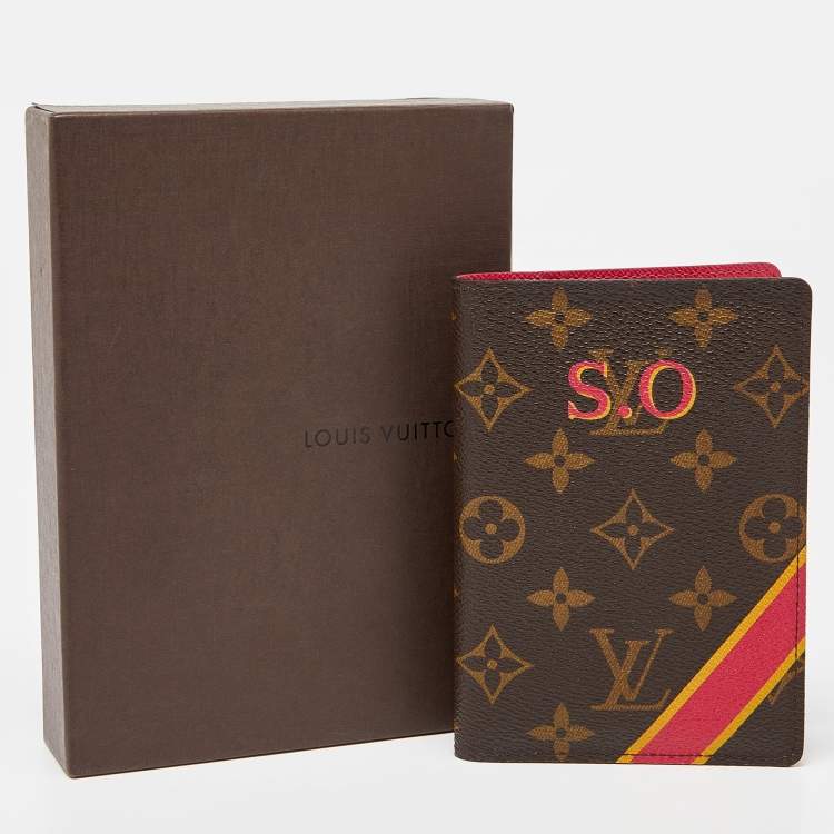 Pre Owned Louis Vuitton Monogram Canvas My LV Heritage Passport Cover