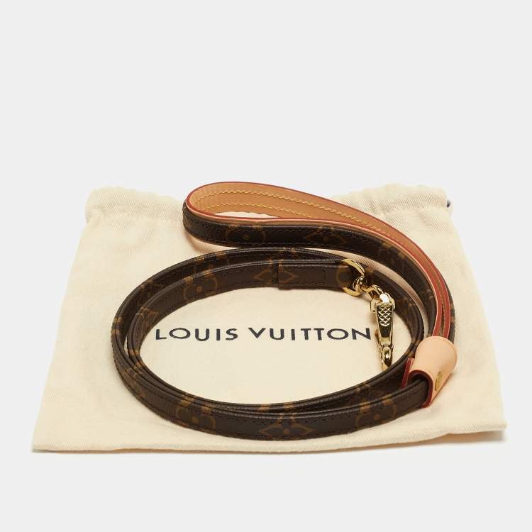 Pre Owned Louis Vuitton Monogram Canvas Baxter Dog Leash MM