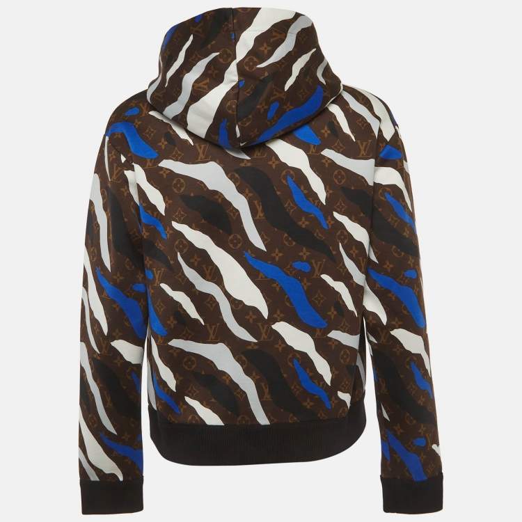 Pre Owned Louis Vuitton x League of Legends Brown Camouflage Cotton Jacket XS