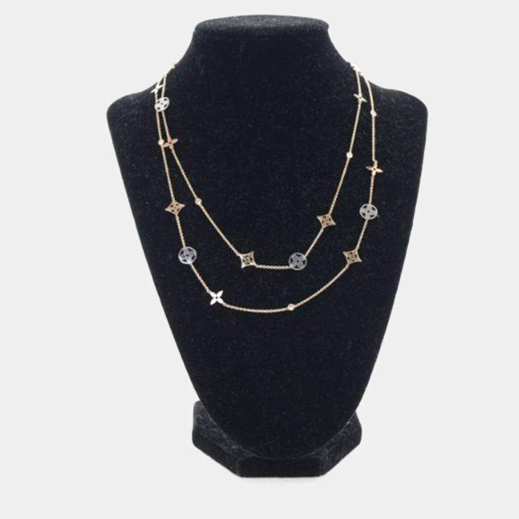 Pre Owned Louis Vuitton Idylle Blossom Station Sautoir Necklace