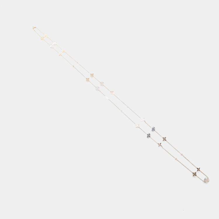 Pre Owned Louis Vuitton Idylle Blossom Station Sautoir Necklace