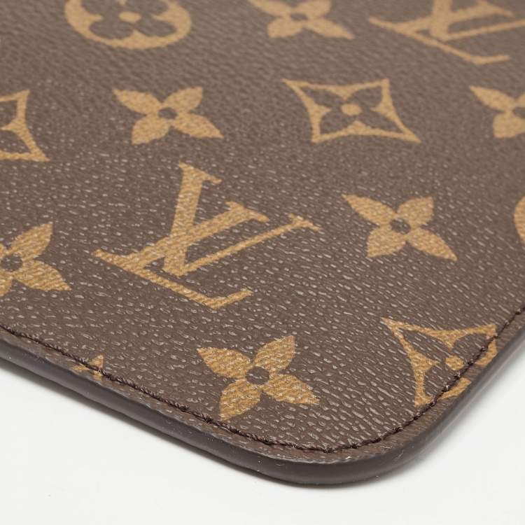 Pre Owned Louis Vuitton Monogram Canvas Zip Pouch