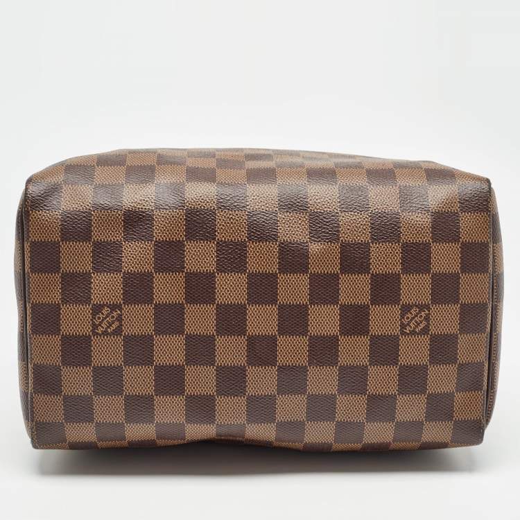 Pre Owned Louis Vuitton Damier Ebene Canvas Speedy 25 Bag
