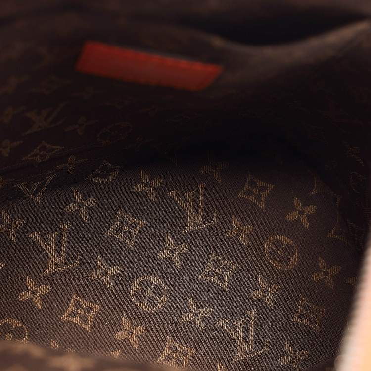 Pre Owned Louis Vuitton Orange Epi Leather Alma Backpack