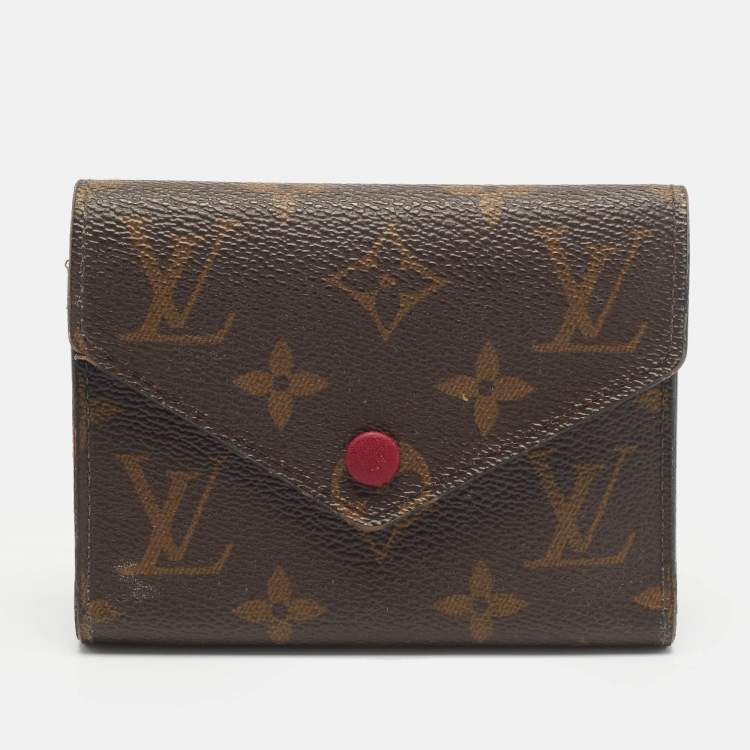 Pre Owned Louis Vuitton Monogram Canvas Victorine Wallet
