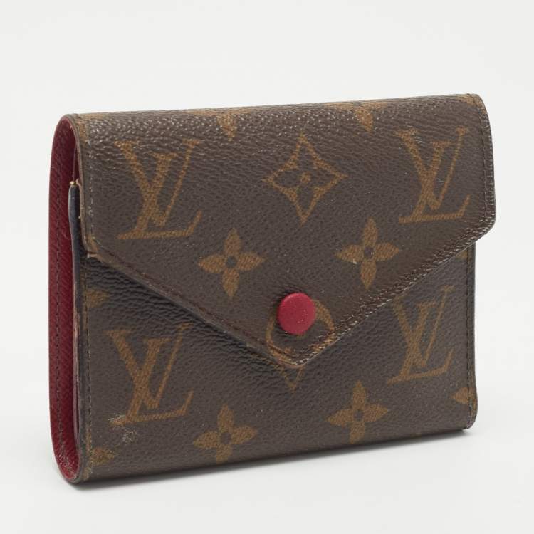 Pre Owned Louis Vuitton Monogram Canvas Victorine Wallet