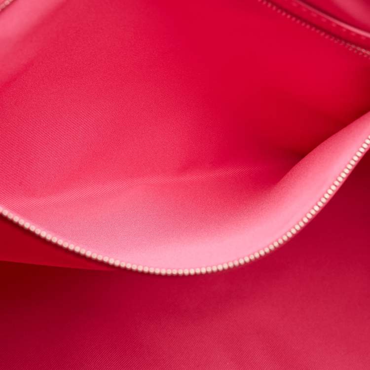Pre Owned Louis Vuitton Fuchsia Monogram Canvas Keepall Bandouliere 50 Bag